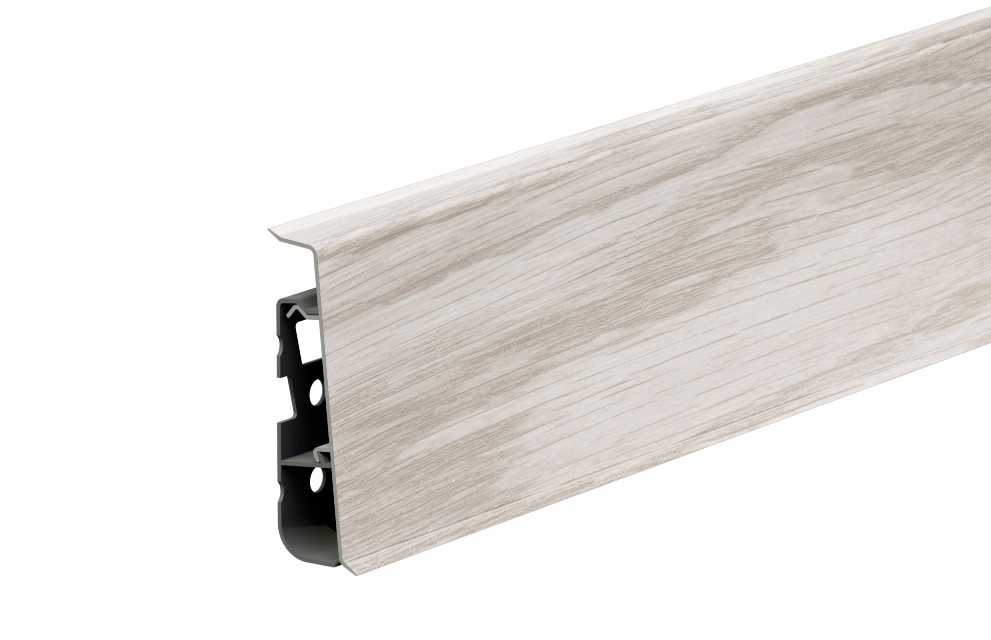 Listwa przypodłogowa PVC Hi Line Prestige 22x75mm Cezar Jesion Baltimore Mat 2,50m