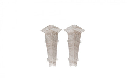 Narożnik wewnętrzny do listwy przypodłogowej Hi Line 23,4x75mm 1kpl=2szt Cezar Jesion Baltimore Mat