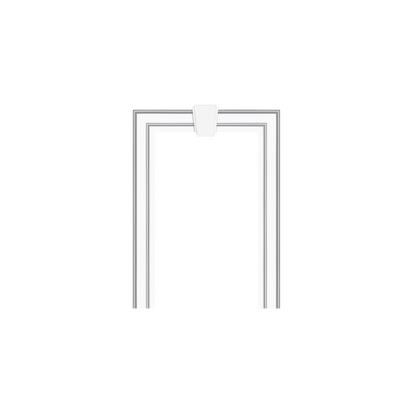 Настенная дверца для камина KDS-31 Cezar White