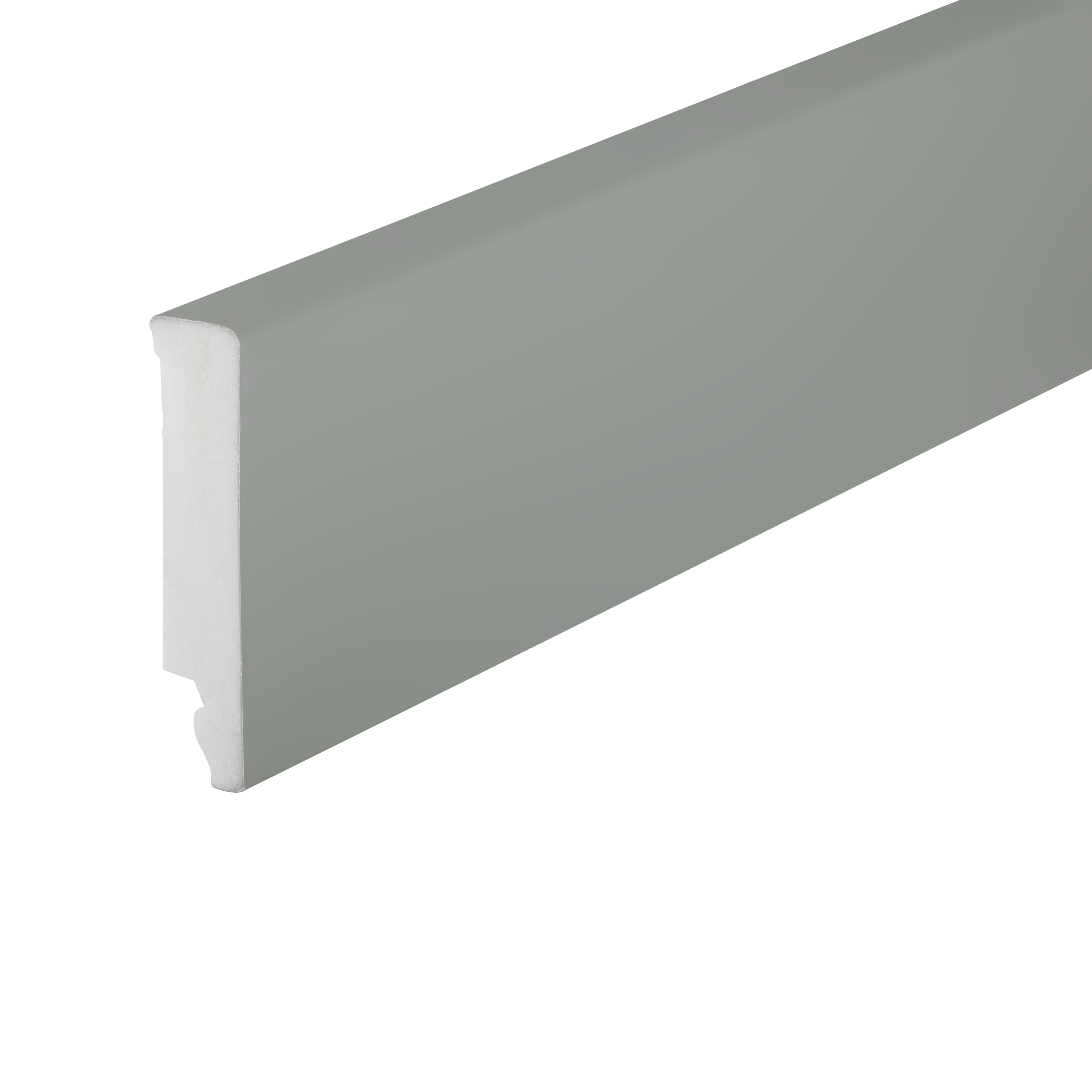 Listwa przypodłogowa 80x14mm  CEZAR EARTH Line Szałwia okleina półmat 2,20m