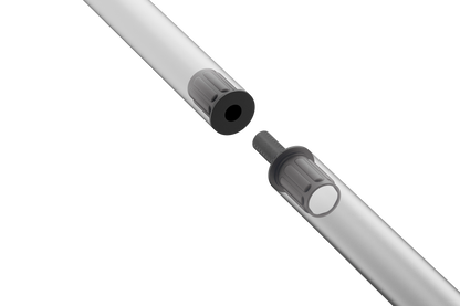 Łącznik prosty do rury okrągłej 16x1mm Cezar Czarny RAL9005 mat