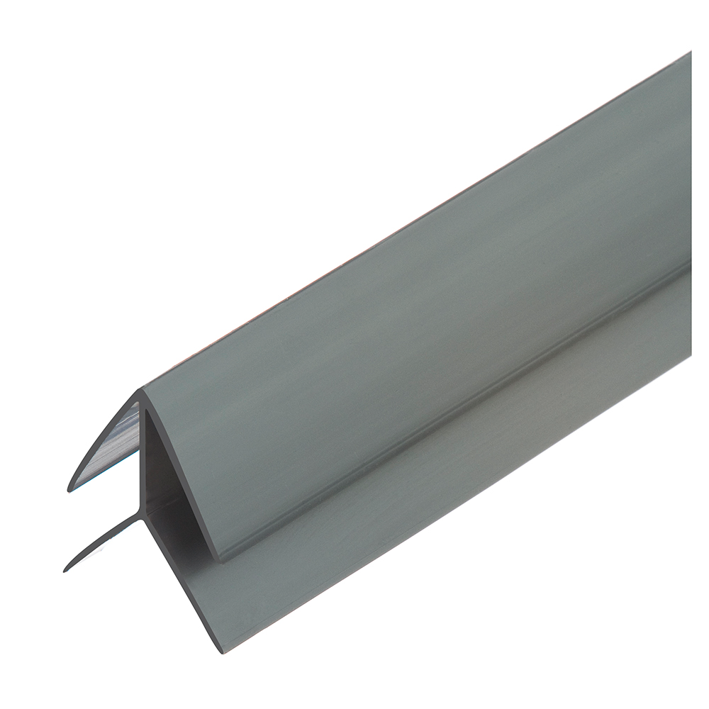 Listwa kątowa zewnętrzna do boazerii PVC Cezar Grafitowy RAL7024 Mat 3m