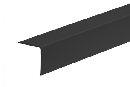 Kątownik PVC 25x25x1,1mm Cezar Czarny RAL9005 Mat 2m