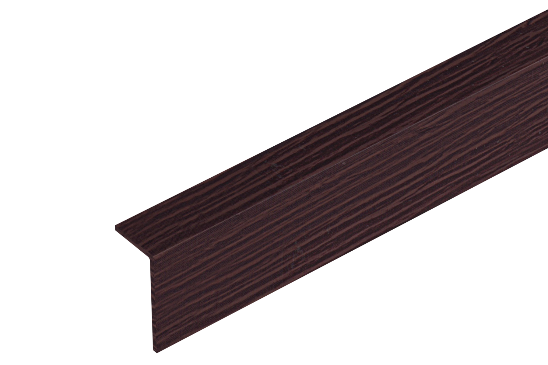 ПВХ-уголок 40x20x1,1 мм, коврик Cezar Wenge 2,75 м