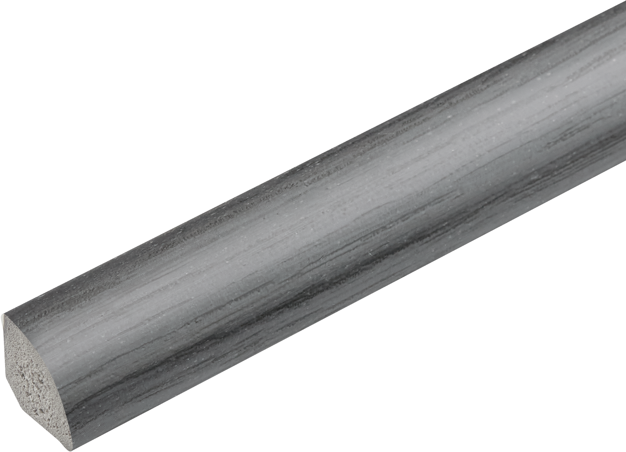 Ćwierćwałek PVC 18mm Cezar Szary mat 2,5m