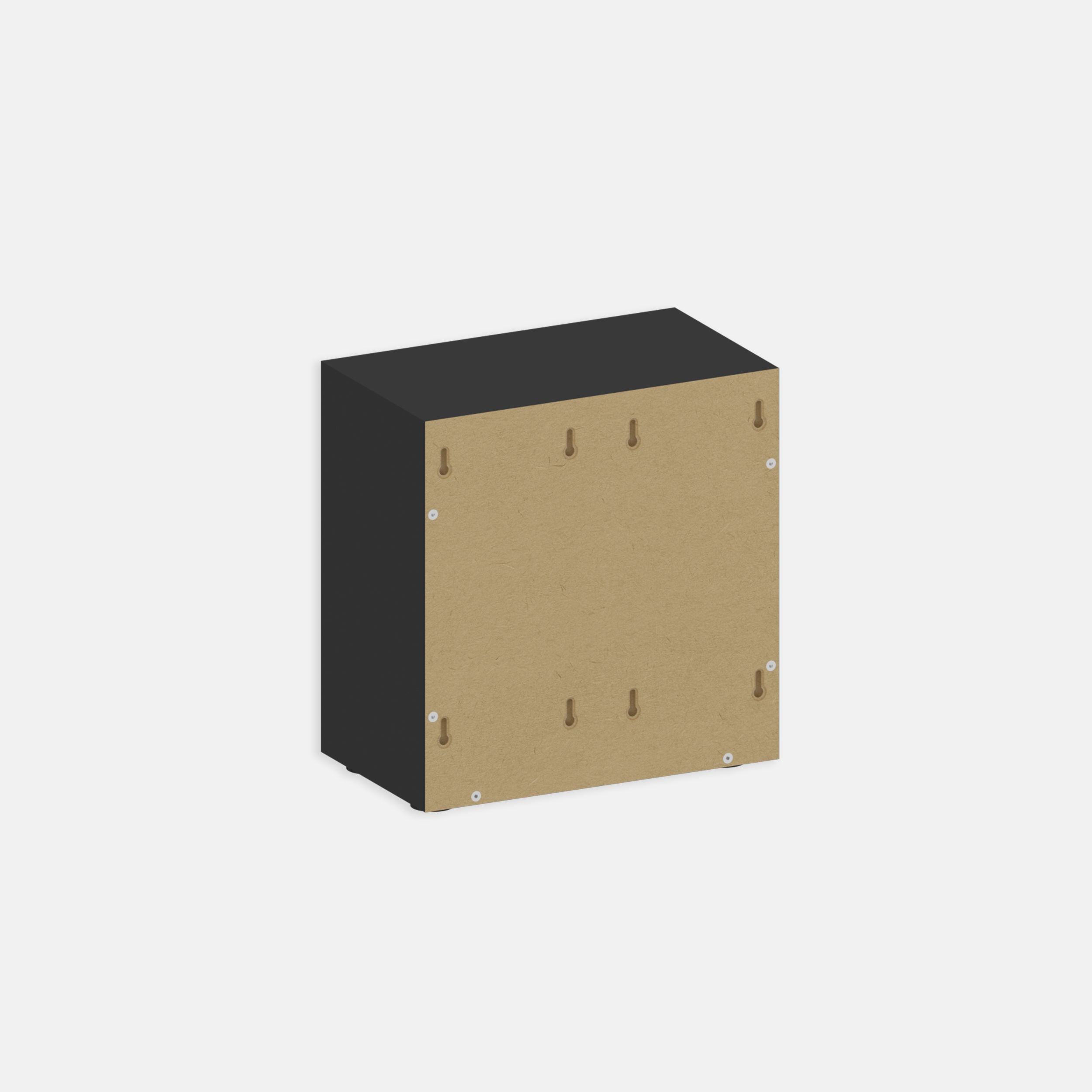 CLICKform półka BOX208 MURSO Czarny RAL9005 Mat