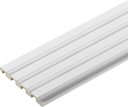 Wall panel THALIA02 179x15mm Creativa by Cezar Matt white 2.80m