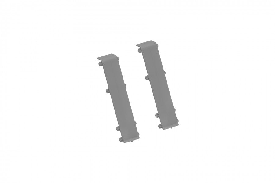 Łącznik do listwy przypodłogowej Hi Line 23,4x75mm 1kpl=2szt Cezar Szary Mat