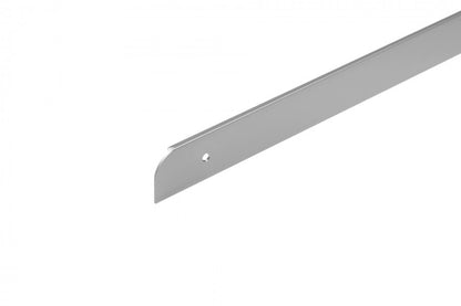 Алюминиевая планка для столешницы, правая сторона, 28 мм, Cezar Silver Matte, 0,62 м