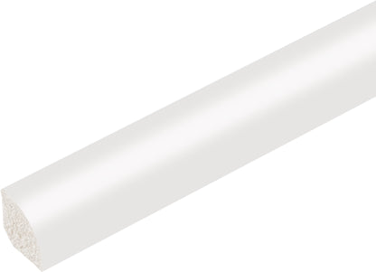 PVC quarter round 13mm Cezar White RAL9003 Matt 2m