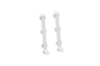 Łącznik do listwy przypodłogowej LP80 cokołowa 80mm 1kpl=2szt Cezar Biały RAL9003 Mat