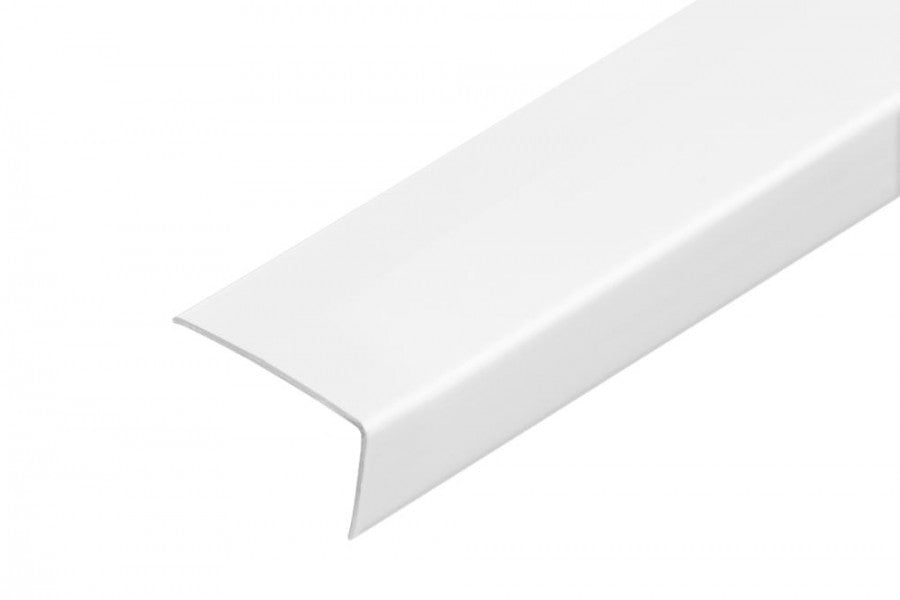 Kątownik PVC 30x20x1,1mm Cezar Biały RAL9003 Mat 1m