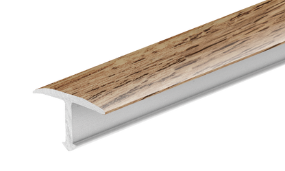 Profil fugowy gładki aluminiowy 14mm Cezar Dąb Naturalny Mat 2,50m