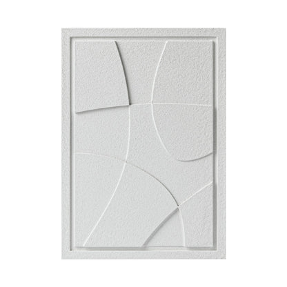 Wall Decor 500x700x18mm ABSTRACT 1 MURSO Bianco