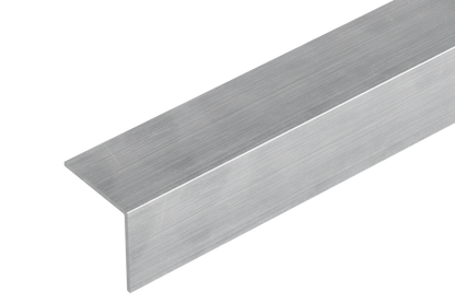 Kątownik PVC 20x20x1,1mm Cezar Srebrny Szczotkowany Połysk 2,75m