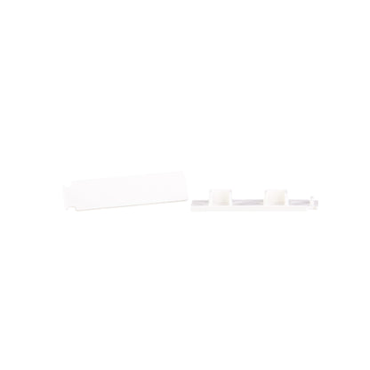 PVC end caps for PROLINE2 rail 1 set = L+R Cezar White