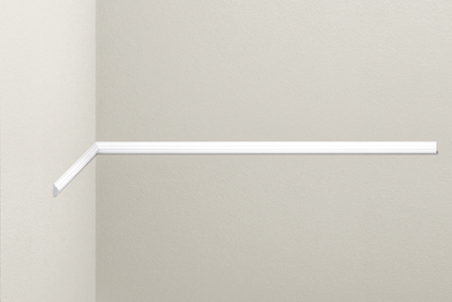 Гладкая настенная лента LNG-27 Cezar, белый матовый, 2,44 м