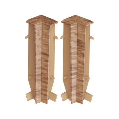 Internal corner for MASTERLINE skirting board 13x80mm 1 set = 2 pcs Cezar Royal Oak Matt