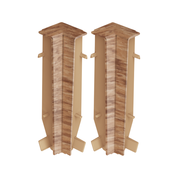 Narożnik wewnętrzny do listwy przypodłogowej MASTERLINE 13x80mm 1kpl=2szt Cezar Dąb Royal Mat