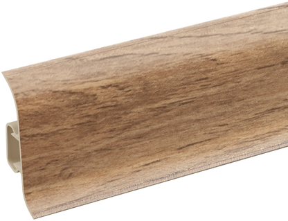 Плинтус премиум-класса из ПВХ, 22х59 мм, Cezar Korfu, матовый, 2,20 м