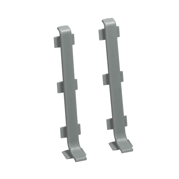 Łącznik do listwy przypodłogowej LP80 cokołowa 80mm 1kpl=2szt Cezar Platyna El-Poler Szczotkowany Połysk