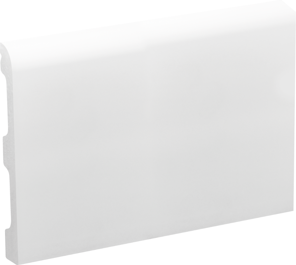 Listwa przypodłogowa LPC-10 110x15mm Cezar Biały RAL9003 Połysk 2,44m