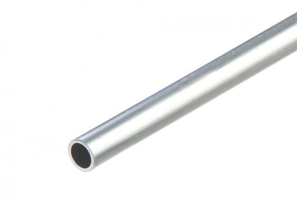 Round aluminum pipe 6x1mm Cezar Natural raw 1m