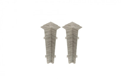 Narożnik wewnętrzny do listwy przypodłogowej Hi Line 23,4x75mm 1kpl=2szt Cezar Sosna Ciemna Agas Mat