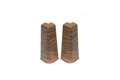 External corner for Hi Line skirting board 23.4x75mm 1 set = 2 pcs Cezar Cantabrian Oak Matte