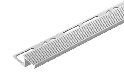 ZET Cezar aluminum stair profile, Silver Matte, 2.50 m