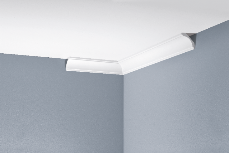 Listwa gzymsowa gładka LGG-14 Cezar Biała 2,40m