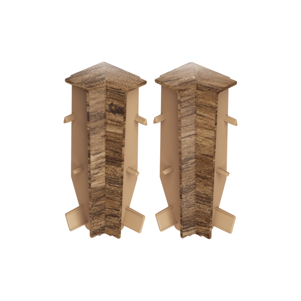 External corner for MASTERLINE skirting board 15x60mm 1 set = 2 pcs Cezar Vincenza Mat