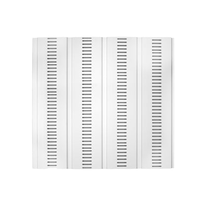 Panel wentylacyjny do boazerii PVC 10cm Cezar Biały Zimny Mat 3m