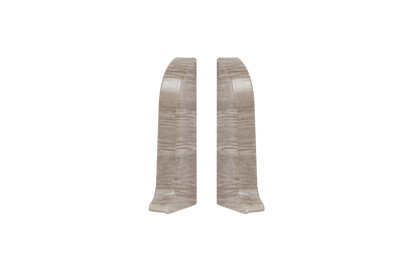 End caps for Classic skirting board 22x59mm 1 set = 2 pcs (L+R) Cezar Oak Canyon Matt