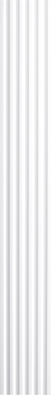 Fireplace door wall KDS-02 Cezar White