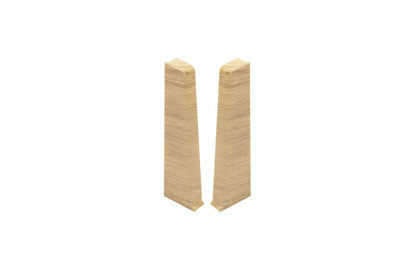 Торцевые заглушки для плинтуса Hi Line 23,4x75 мм, 1 комплект = 2 шт. (длина + ширина) Cezar Oak Pine Light Matt