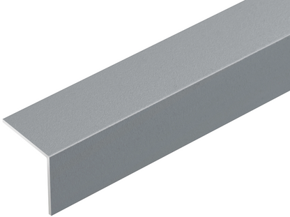 Kątownik aluminiowy 20x20x1mm Cezar Szary RAL9006 2,60m