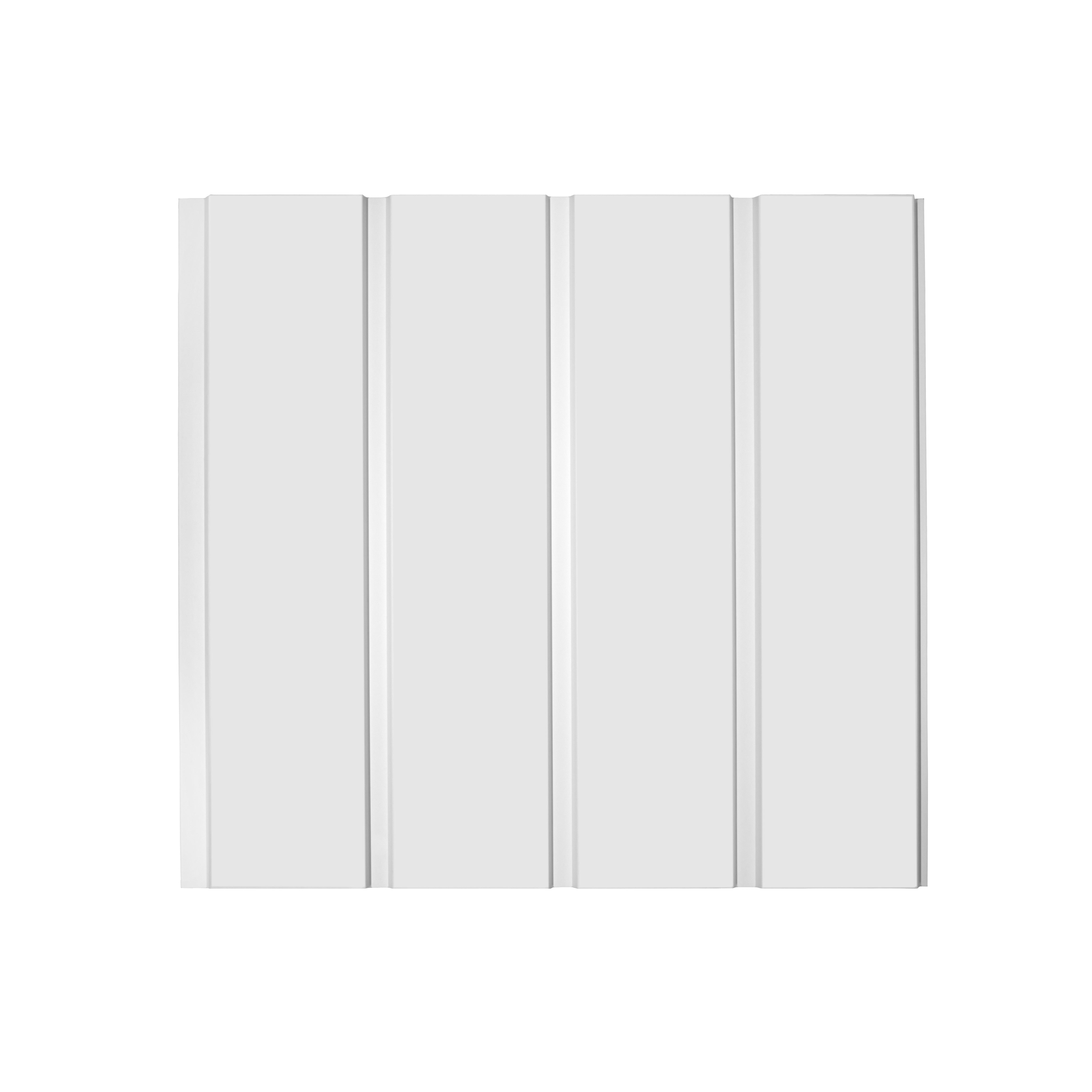 Boazeria PVC 10cm 1opak=10szt. Cezar Biały Zimny Mat 2,60m