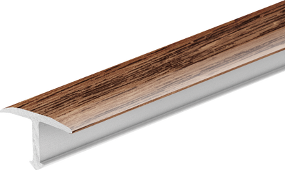 Profil fugowy gładki aluminiowy 20mm Cezar Dąb Palony Mat 2,50m