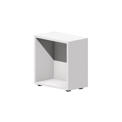 CLICKform shelf BOX208 [1 set = 4 pcs (back + top + side x 2)] MURSO White RAL9003 [L] semi-matt varnish