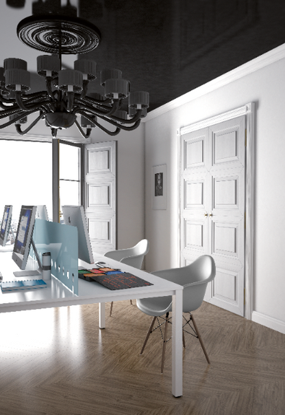 Smooth cornice strip LGG-10 Cezar White 2.40m