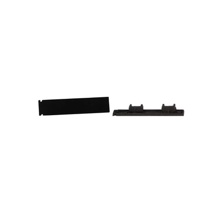 PVC end caps for PROLINE2 rail z1 set = L+P Cezar Black RAL9005