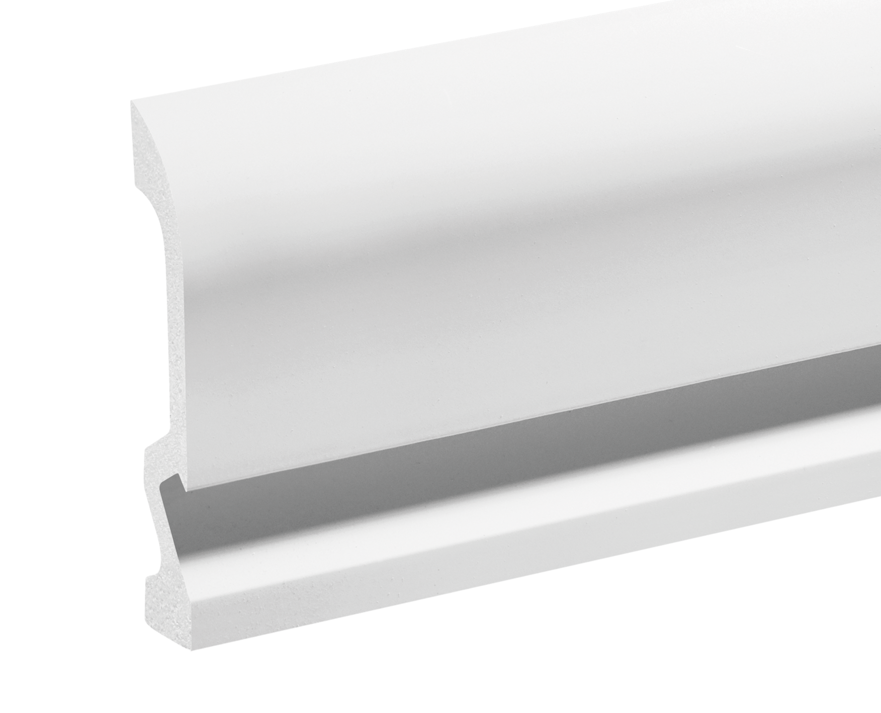 Listwa przypodłogowa LPC-19 98x19,4mm LED Cezar Biały Mat 2,44m