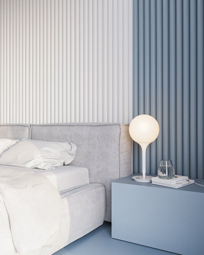 Стеновые панели LUGANO 400x35 мм Cezar, белые матовые, 2,60 м