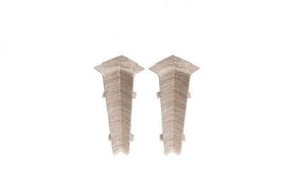 Internal corner for Hi Line skirting board 23.4x75mm 1 set = 2 pcs Cezar Oak Alcanta Matte