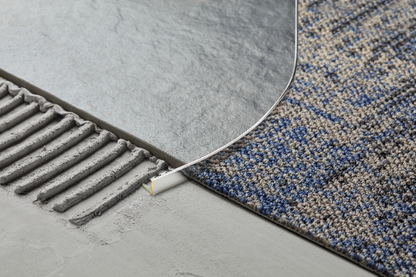 Profil do glazury aluminiowy narożny 22mm do łuków Cezar Srebrny Mat 2,50m