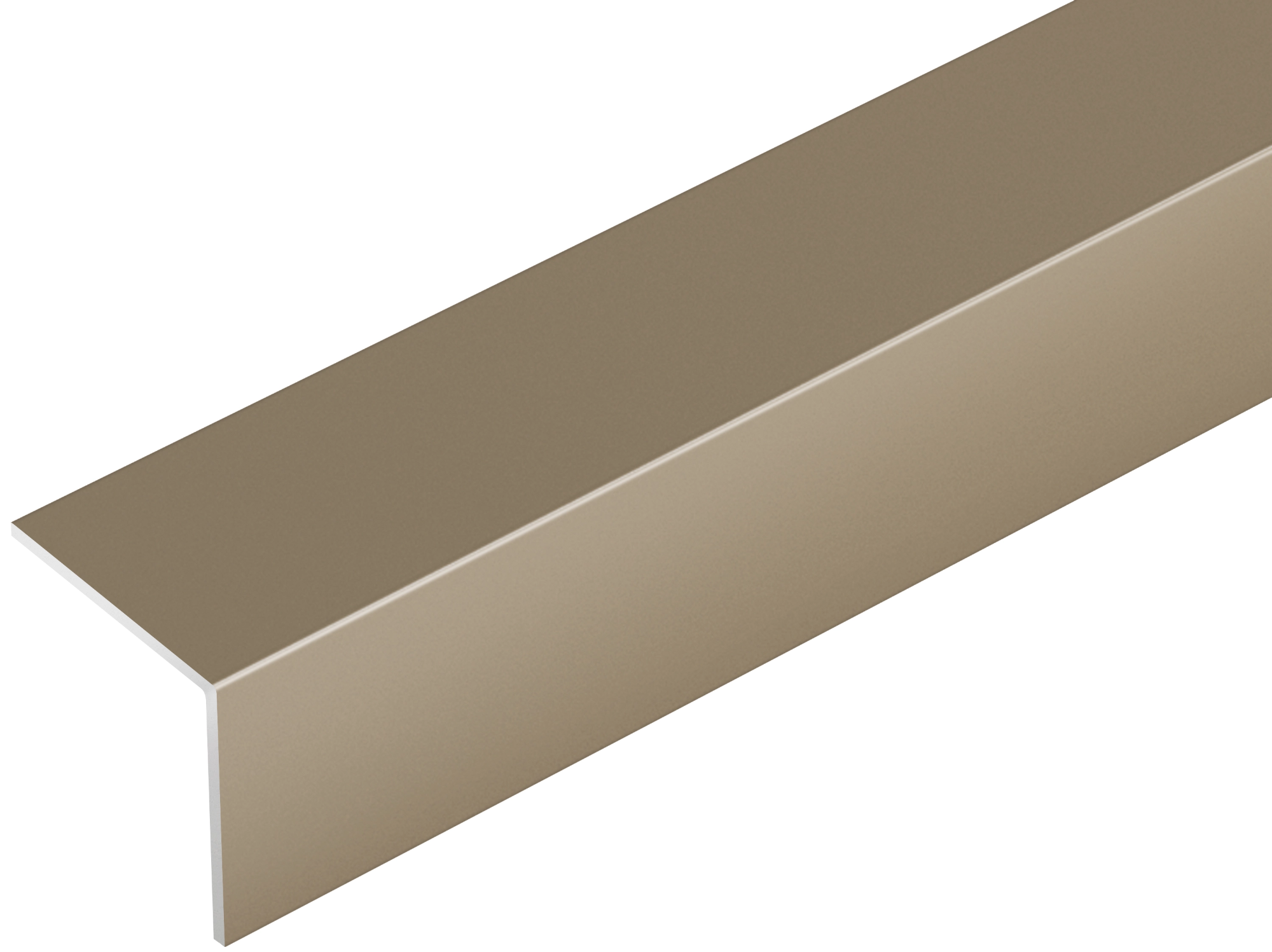 Kątownik aluminowy 20x20x1,5mm Cezar Szampan Mat 2m