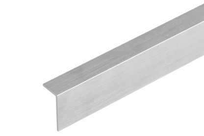 PVC angle 20x20x1.1mm Cezar Silver Gloss 2.75m