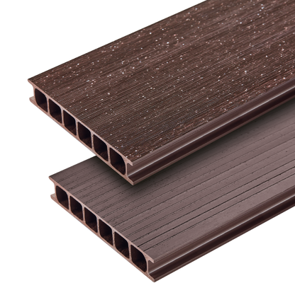 PVC garden board 180x30mm Cezar Brown RAL 8019 2.20m