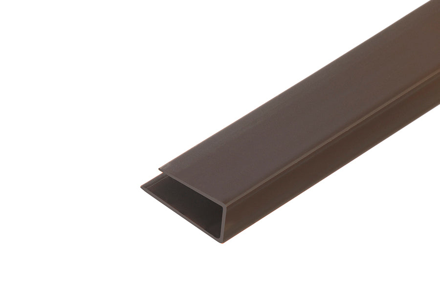 Listwa startowa do boazerii PVC Cezar Brązowy RAL8024 Mat 3m